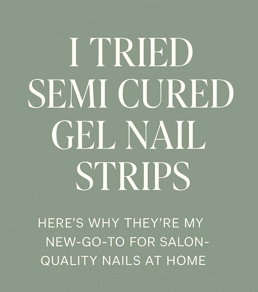 Stick-on gel nails trend